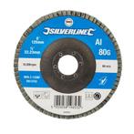 Silverline Duurzame lamellenschijf aluminiumoxide Ø 125 m.., Doe-het-zelf en Verbouw, Gereedschap | Slijpmachines, Ophalen of Verzenden