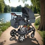 Combi-kinderwagen Mats, opvouwbaar, 5-puntsgordel - antracie, Kinderen en Baby's, Kinderwagens en Combinaties, Verzenden, Nieuw
