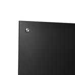 Achterwand spatscherm glas keuken 70x50 cm zwart