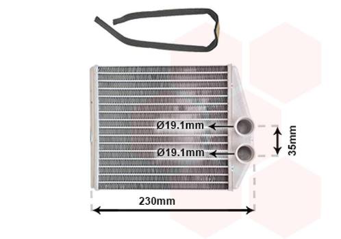 KACHEL RADIATEUR VOOR OPEL SIGNUM 2003-2005 1618260, Auto-onderdelen, Airco en Verwarming, Nieuw, Ophalen of Verzenden