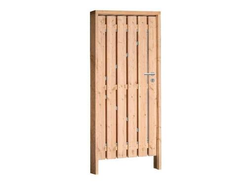 Douglas poort | Breedte 100 cm | Hoogte 190 cm | Incl. han.., Tuin en Terras, Schuttingen, Minder dan 3 meter, Nieuw, Hout, 1 tot 2 meter
