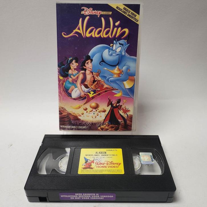 Disney Aladdin VHS, Cd's en Dvd's, VHS | Kinderen en Jeugd, Ophalen of Verzenden