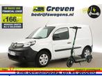 Renault Kangoo Z.E. Huur Accu GRATIS E-Step AUT Airco €166pm, Auto's, Automaat, Renault, Wit, Elektrisch