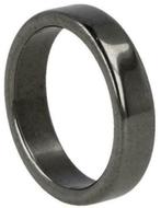 Hematiet edelsteen ring plat 5 mm - 16, Sieraden, Tassen en Uiterlijk, Ringen, Nieuw, Overige materialen, Met edelsteen, Dame of Heer