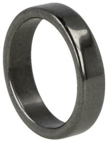 Hematiet edelsteen ring plat 5 mm - 16