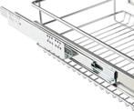 Jago Telescopische lade - inclusief rails - 40 cm - RVS, Verzenden, Nieuw