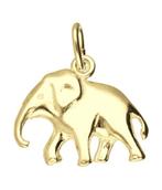 Gouden Olifant ketting hanger, Verzenden, Nieuw