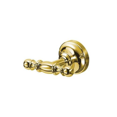 Dubbele Handdoekhaak Sapho Perla Goud, Doe-het-zelf en Verbouw, Sanitair, Bad, Nieuw, Ophalen of Verzenden