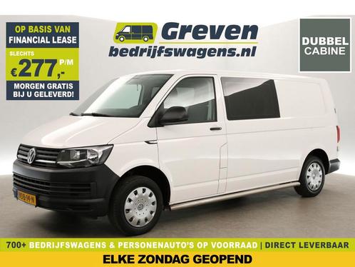 Volkswagen Transporter 2.0 TDI L2H1 Dubbele Cabine 5 Pers, Auto's, Bestelauto's, Te koop, Handgeschakeld, Financial lease, Diesel