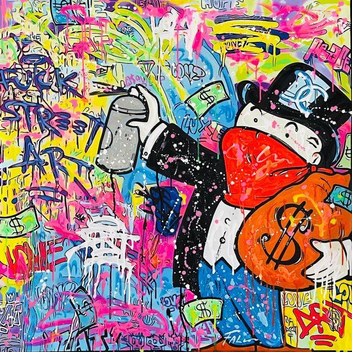 Joaquim Falco - MR. MONOPOLY XL, Antiek en Kunst, Kunst | Schilderijen | Modern