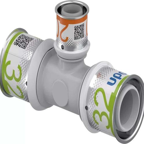 Uponor S-Press PLUS T-stuk verlopend PPSU 32-20-32, Doe-het-zelf en Verbouw, Buizen en Afvoer, Ophalen of Verzenden