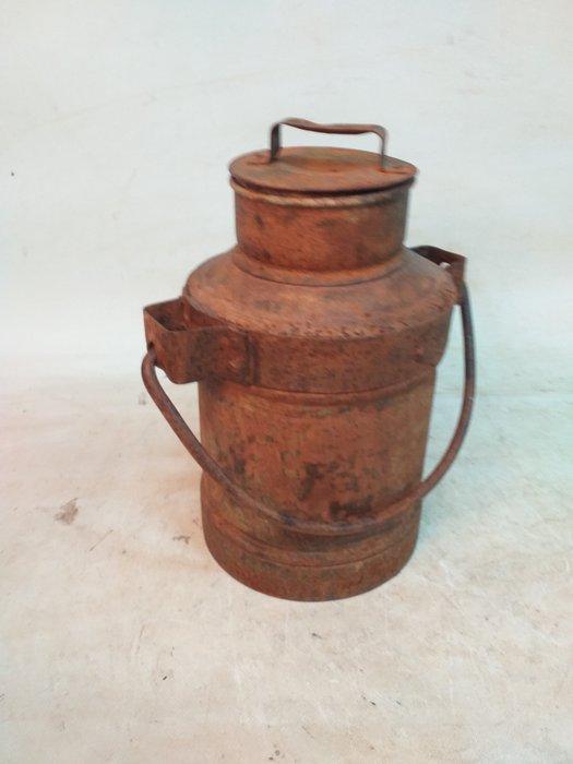 Melkkan - Metaal - Melkbus, Antiek en Kunst, Curiosa en Brocante