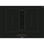 Siemens ED731FQ15E inductie kookplaat met afzuiging 71 cm, Witgoed en Apparatuur, Ophalen, Nieuw, 4 kookzones, Inbouw