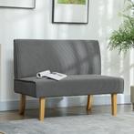 TRUUSK 2-zitsbank met Koordlook - Houten Poten - Gestoffeerd, Verzenden, Nieuw