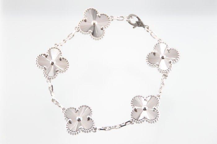 Van Cleef & Arpels - Armband - Alhambra - 18 karaat Witgoud, Sieraden, Tassen en Uiterlijk, Armbanden