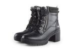 Mustang Veterboots in maat 39 Zwart | 10% extra korting, Kleding | Dames, Schoenen, Verzenden, Zwart, Overige typen, Zo goed als nieuw
