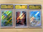 Pokémon - 3 Graded card - Bulbasaur, Charmander, Squirtle, Nieuw