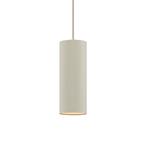 Moderne hanglamp beige GU10 50mm rond - Tubo, Huis en Inrichting, Lampen | Hanglampen, Nieuw, Modern, 75 cm of meer