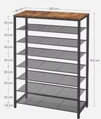 Hoog Schoenenrek met 7 Planken – Ruimtebesparend Metalen Sch, Huis en Inrichting, Kasten | Schoenenkasten, Verzenden, Nieuw