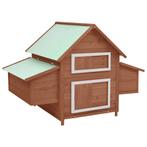 vidaXL Kippenhok 150x96x110 cm massief vurenhout, Dieren en Toebehoren, Verzenden, Nieuw