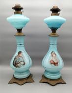 Olielamp - Opaline glas - Napoleon & Joséphine
