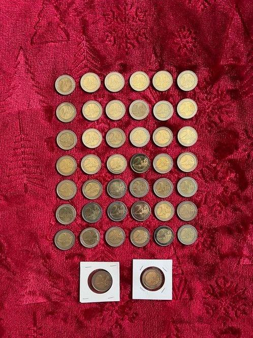 Europa. 2 Euro Various Years (44 monete) (Zonder, Postzegels en Munten, Munten | Europa | Euromunten