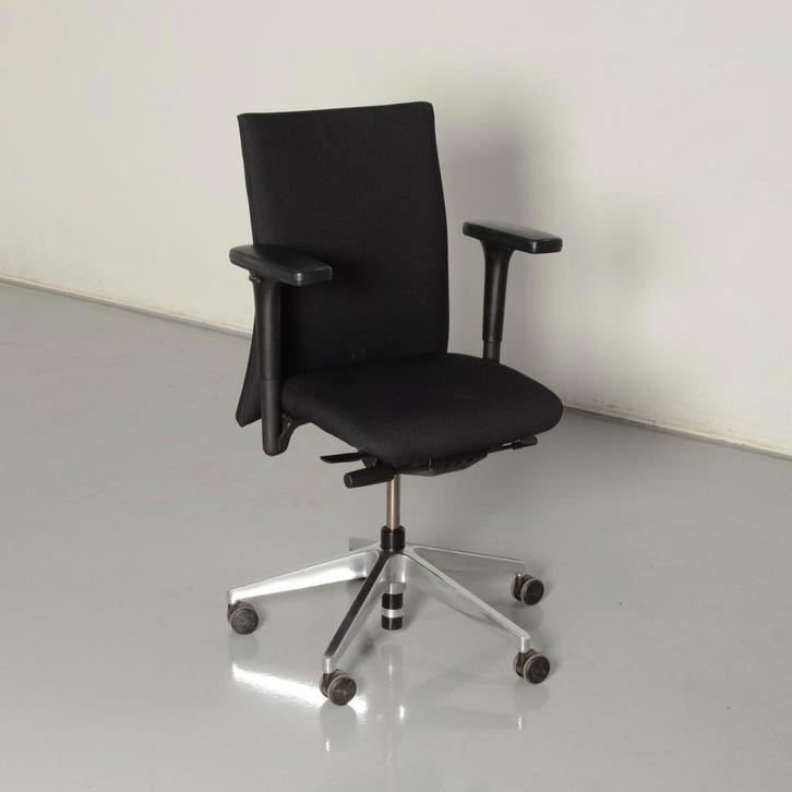 Haworth Comforto D5585 bureaustoel, zwart, opnieuw, Zakelijke goederen, Kantoor en Winkelinrichting | Kantoormeubilair en Inrichting