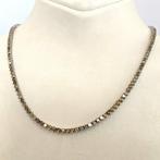 Halsketting - 14 karaat Witgoud - 10.51ct. tw. Diamant, Sieraden, Tassen en Uiterlijk, Kettingen, Nieuw