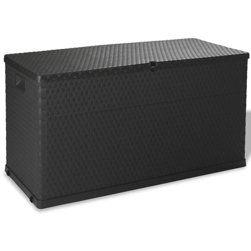 vidaXL Tuinbox 120x56x63 cm polypropeen rattan, Tuin en Terras, Overige Tuin en Terras, Nieuw, Verzenden