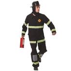 Kostuum brandweer zwart, Kleding | Heren, Ophalen of Verzenden, Nieuw