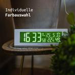 Fackelmann Tecno thermo-/hygrometer, klok wit met usb, Verzenden, Nieuw