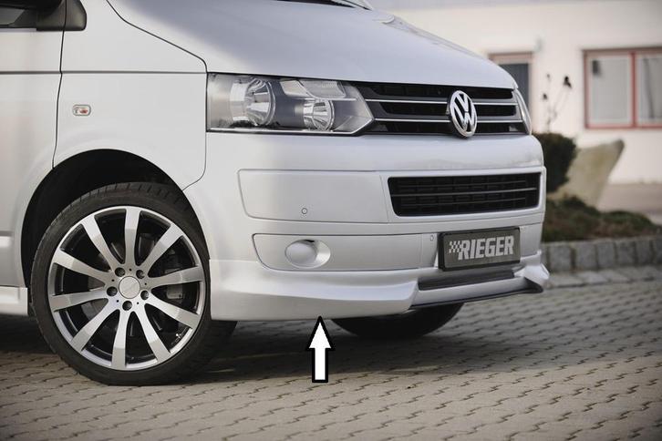 Rieger frontspoiler | T5 Bus: 09.09- (vanaf Facelift) | stuk, Auto-onderdelen, Carrosserie en Plaatwerk, Nieuw, Volkswagen, Verzenden