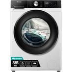 Hisense WD3S8043BW3 - Was-droogcombinatie - 8 kg wassen - 5, Ophalen of Verzenden, Nieuw, 85 tot 90 cm