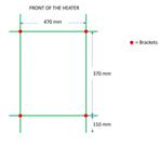 Designradiator TVS PLUS 9-500 Goud 59 x 50 cm, Ophalen of Verzenden, Nieuw