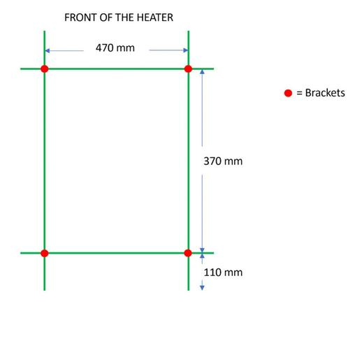 Designradiator TVS PLUS 9-500 Goud 59 x 50 cm, Doe-het-zelf en Verbouw, Sanitair, Ophalen of Verzenden