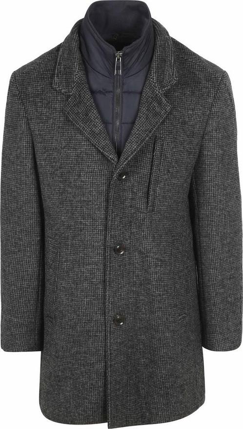 Suitable Caleb Coat Wol Blend Navy maat 52 Heren, Kleding | Heren, Jassen | Winter, Nieuw, Maat 52/54 (L), Verzenden
