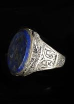 Islamitische Ottomaanse/Bedoeïnenstijl zilveren metaal Ring, Antiek en Kunst
