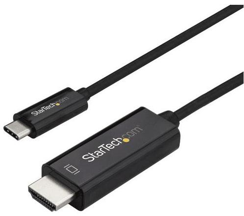 StartEch USB-C naar 4K 60Hz HDMI Converter 1 Meter Zwart, Audio, Tv en Foto, Audiokabels en Televisiekabels, Ophalen of Verzenden