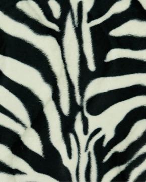 Velboa Zebra, Hobby en Vrije tijd, Stoffen en Lappen, Overige kleuren, Nieuw