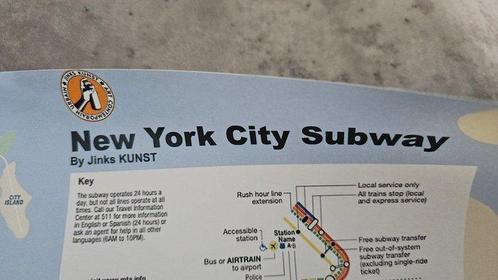 Jinks Kunst (1976) - BOB - NYC Subway Map, Antiek en Kunst, Kunst | Schilderijen | Modern