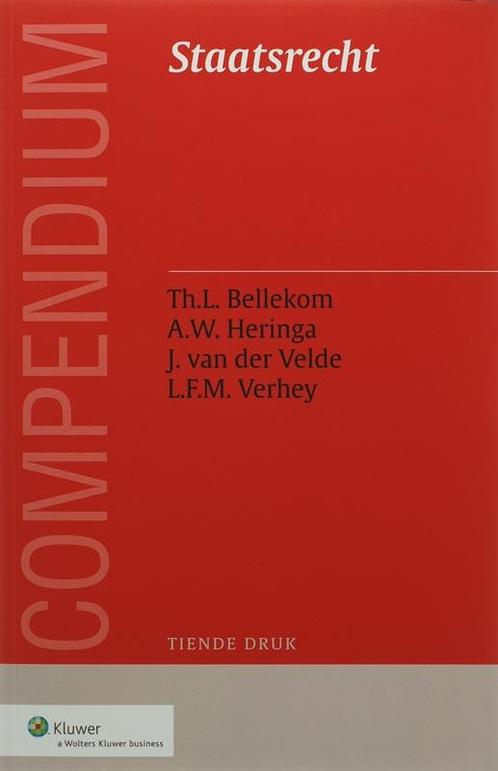 Compendium van het staatsrecht 9789013031782 Th.L. Bellekom, Boeken, Wetenschap, Gelezen, Verzenden