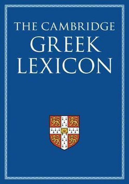 9780521826808 The Cambridge Greek Lexicon 2 Volume Hardba..., Boeken, Schoolboeken, Nieuw, Verzenden