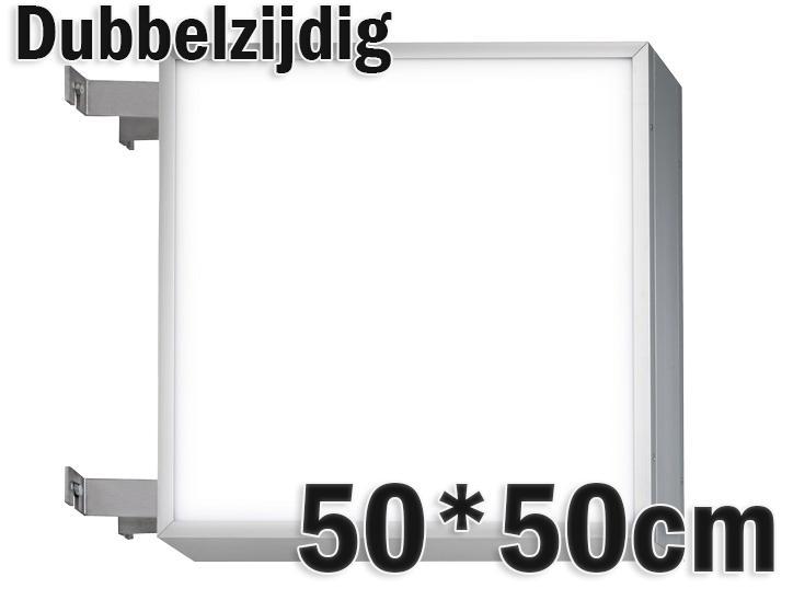 LED lichtbak 50x50cm - Dubbelzijdig, Zakelijke goederen, Horeca | Overige, Verzenden