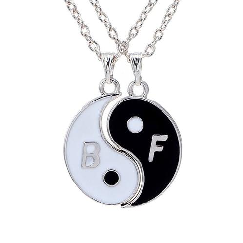 Fako Bijoux® - Vriendschapsketting - Yin Yang - Best Friends, Sieraden, Tassen en Uiterlijk, Kettingen, Verzenden