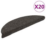 vidaXL Trapmatten Zelfklevend 20 stuks 56x17x3 cm Antraciet, Doe-het-zelf en Verbouw, Ladders en Trappen, Verzenden, Nieuw