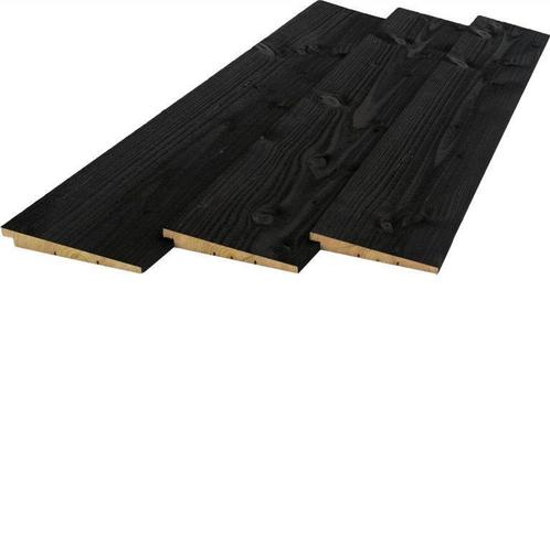 Douglas zwarte potdeksel | zweeds rabat | schutting planken, Doe-het-zelf en Verbouw, Hout en Planken, Overige houtsoorten, 300 cm of meer