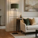 Landelijke Vloerlamp Monza Zwart - Ø45cm - Hoogte 157cm, Nieuw, Ophalen of Verzenden, Stof, Modern