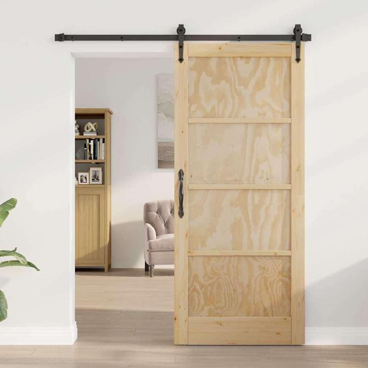 vidaXL Binnen Deur ORKDAL Bruin 86 x 198,5 cm Multiplex, Doe-het-zelf en Verbouw, Deuren en Horren, Nieuw, Verzenden