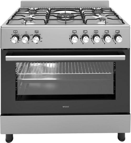 De Witgoed Outlet: WIGGO WO-E906B(XX) Gasfornuis, Witgoed en Apparatuur, Fornuizen, Nieuw, Ophalen of Verzenden