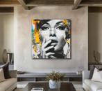 PLM-Art - Black & White Woman, Antiek en Kunst